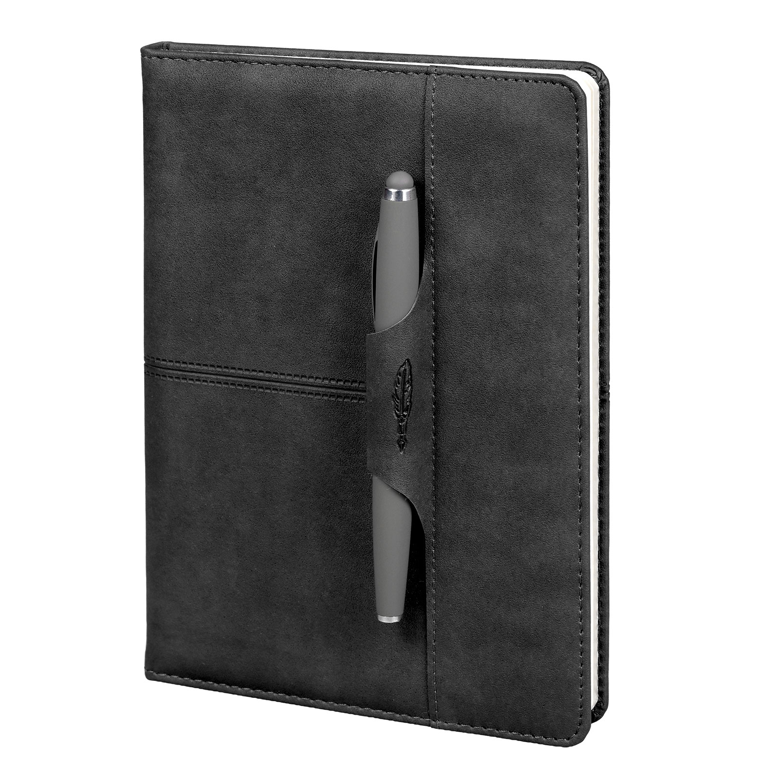 ATAKULE SİYAH TARİHSİZ DEFTER (15X21 CM)