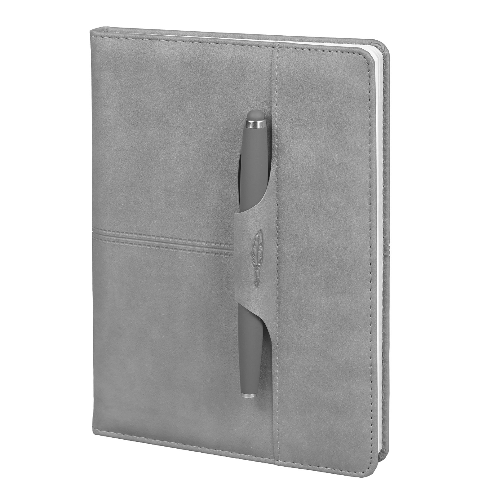 ATAKULE GRİ TARİHSİZ DEFTER (15X21 CM)
